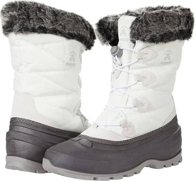 Kamik Momentum 3 Women's Shoes White : 7 B - Medium, Textile/Synthetic