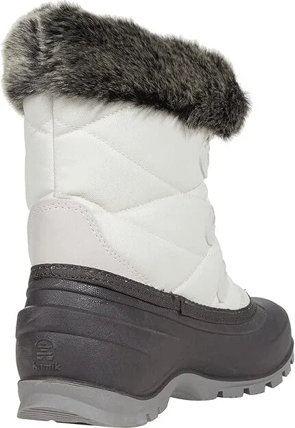 Kamik Momentum L2 Women's Shoes White : 7 B - Medium, Textile/Synthetic - Image 4