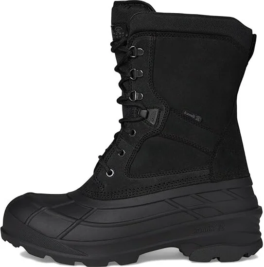 Kamik Nation Plus Men's Shoes Black : 7 D - Medium, Leather - Image 6