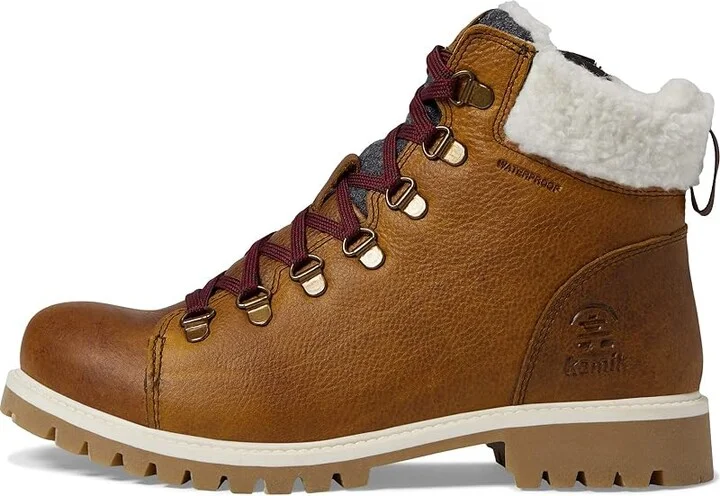 Kamik Rogue Hike 3 Women's Shoes Cognac : 6.5 B - Medium, Leather - Image 6