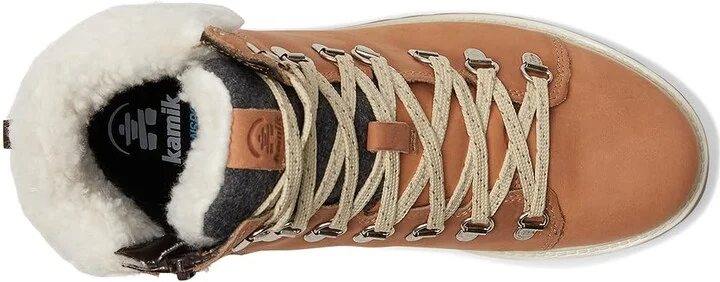 Kamik Rogue Hike 3 Women's Shoes Light Brown : 9 B - Medium, Leather - Image 2