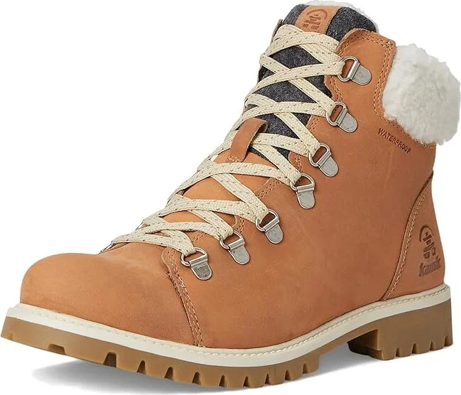 Kamik Rogue Hike 3 Women's Shoes Light Brown : 9 B - Medium, Leather - Image 5