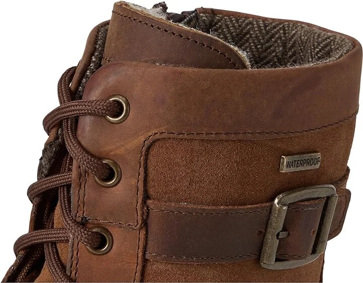 Kamik Rogue Mid Wide Women's Shoes Cognac : 6.5 B - Medium, Leather - Image 2