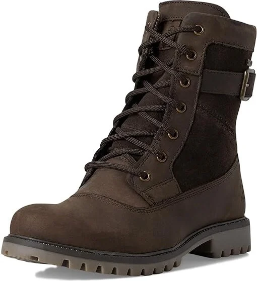 Kamik Rogue Mid Wide Women's Shoes Dark Brown : 6 B - Medium, Leather - Image 5