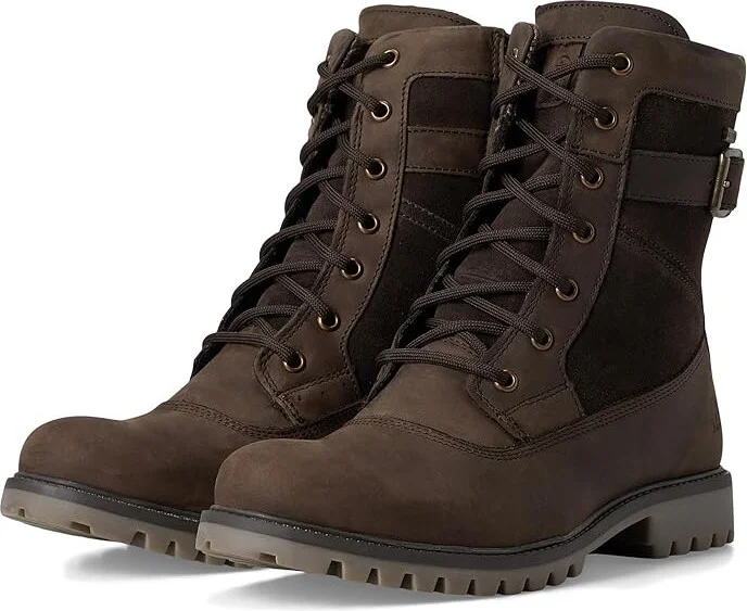 Kamik Rogue Mid Wide Women's Shoes Dark Brown : 6 B - Medium, Leather