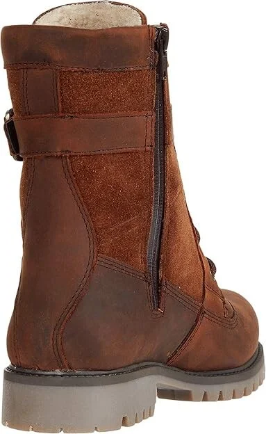 Kamik Rogue Mid Women's Boots Cognac : 8 B - Medium, Leather - Image 4