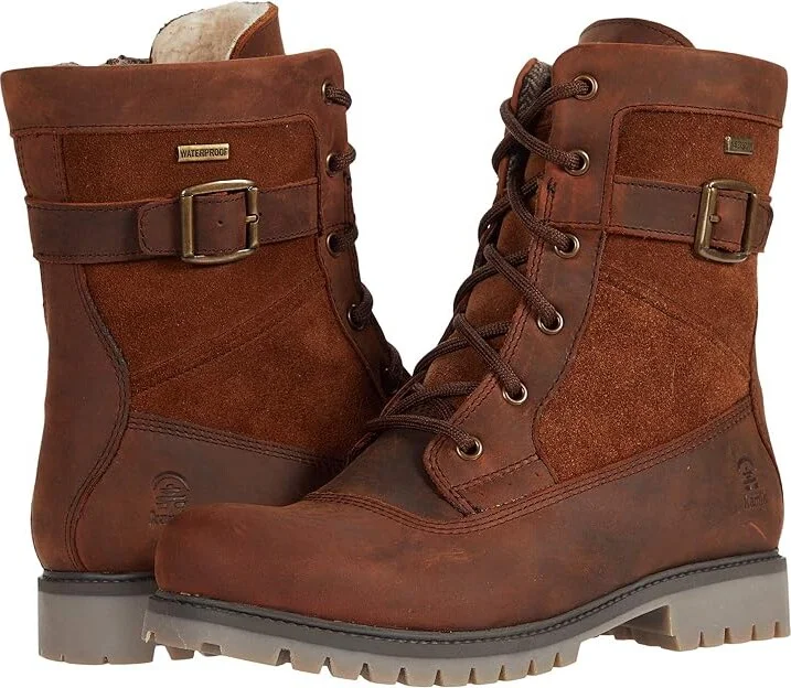 Kamik Rogue Mid Women's Boots Cognac : 8 B - Medium, Leather