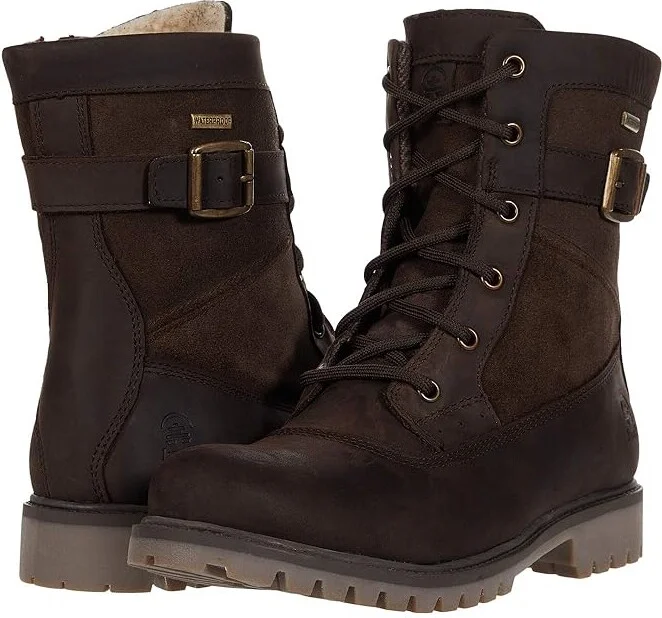 Kamik Rogue Mid Women's Boots Dark Brown : 9 B - Medium, Leather