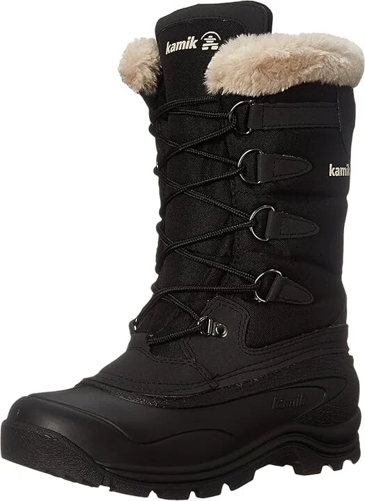 Kamik Shellback Women's Cold Weather Boots Black : 6 B - Medium, Synthetic/Textile - Image 2