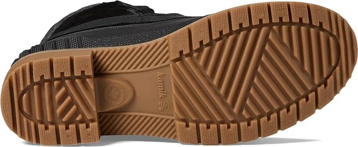 Kamik Sienna Mid S Women's Snow Shoes Black : 7 B - Medium, Leather - Image 3