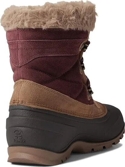 Kamik Snovalley 5 Women's Shoes Burgundy : 7 B - Medium, Leather - Image 4