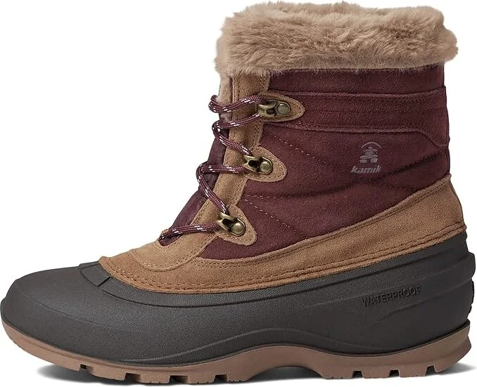 Kamik Snovalley 5 Women's Shoes Burgundy : 7 B - Medium, Leather - Image 5