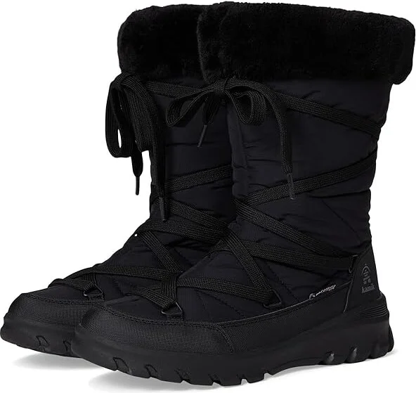 Kamik Snowdon Hi Women's Snow Shoes Black : 7 B - Medium
