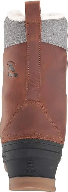 Kamik Snowgem Women's Boots Cognac : 5 B - Medium, Leather/Synthetic/Textile - Image 5