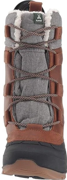 Kamik Snowgem Women's Boots Cognac : 5 B - Medium, Leather/Synthetic/Textile - Image 6