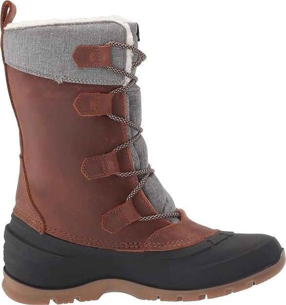 Kamik Snowgem Women's Boots Cognac : 5 B - Medium, Leather/Synthetic/Textile - Image 8