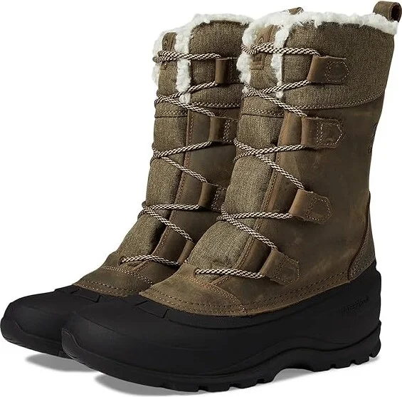 Kamik Snowgem Women's Boots Fossil : 11 B - Medium, Leather/Synthetic/Textile