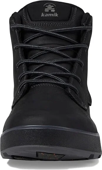 Kamik Spencer Mid Men's Shoes Black : 7 D - Medium, Leather - Image 2