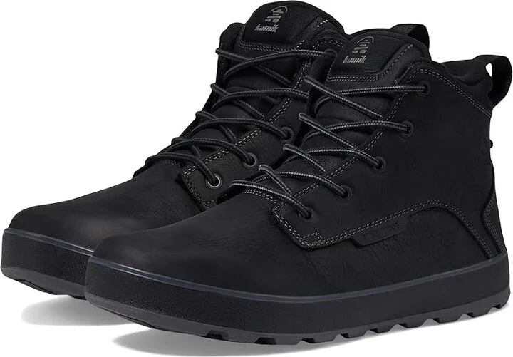 Kamik Spencer Mid Men's Shoes Black : 7 D - Medium, Leather