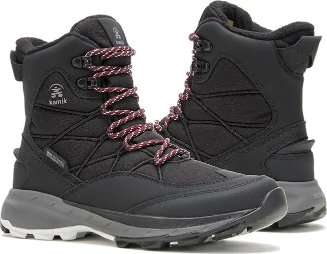 Kamik Trek Ice Women's Shoes Black : 9 B - Medium, Synthetic/Textile