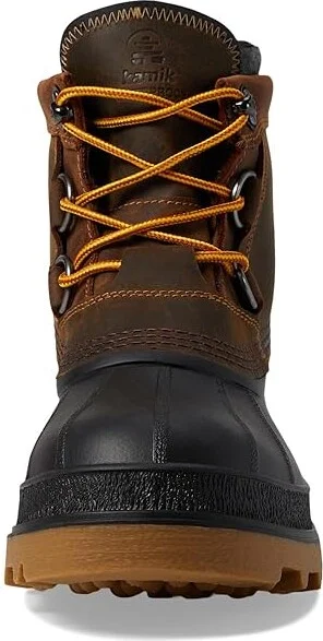 Kamik William Lo Men's Snow Shoes Gaucho Brown : 10 M, Leather/Rubber - Image 2
