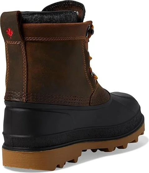 Kamik William Lo Men's Snow Shoes Gaucho Brown : 10 M, Leather/Rubber - Image 4