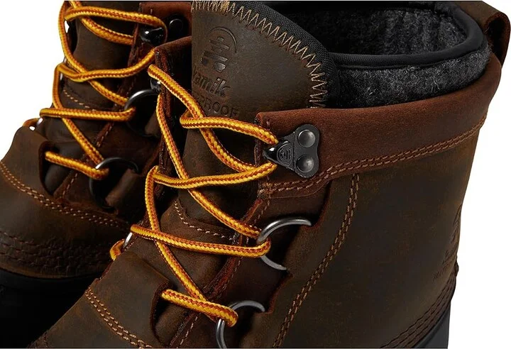 Kamik William Lo Men's Snow Shoes Gaucho Brown : 10 M, Leather/Rubber - Image 5