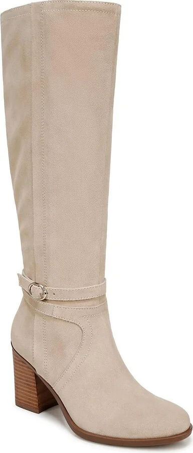 Kamila Womens Belted Round Toe Knee-High Boots