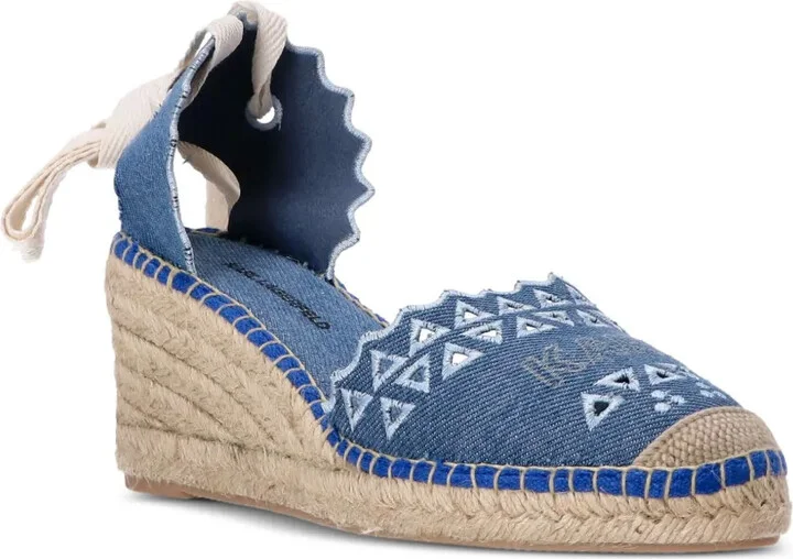 Kamini cut-out denim espadrilles - Image 2