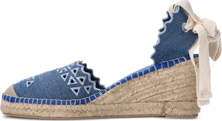Kamini cut-out denim espadrilles - Image 4