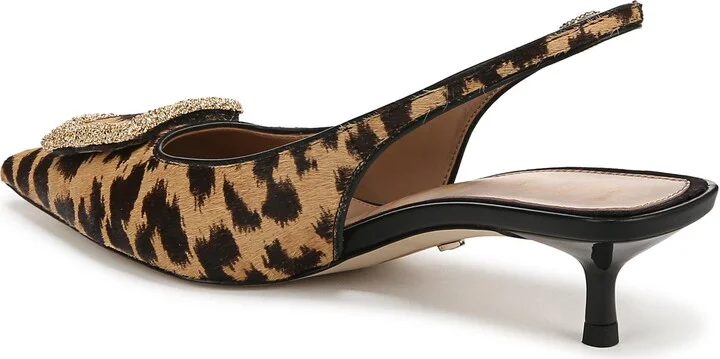 Kammie Slingback Pointed Toe Kitten Heel Pump - Image 2