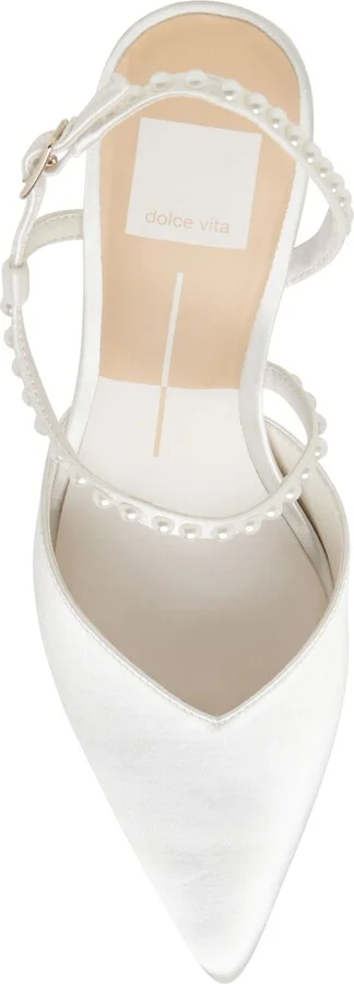 Kamra Faux Pearl Pointed Toe Pump - Image 5