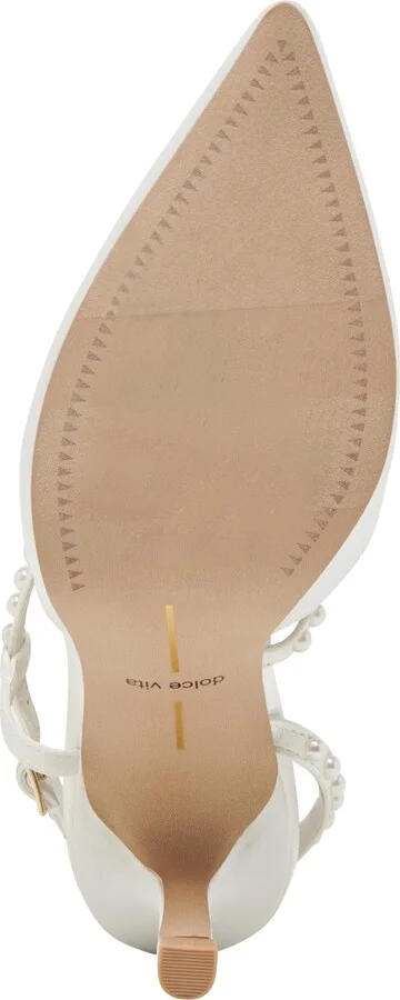 Kamra Faux Pearl Pointed Toe Pump - Image 6