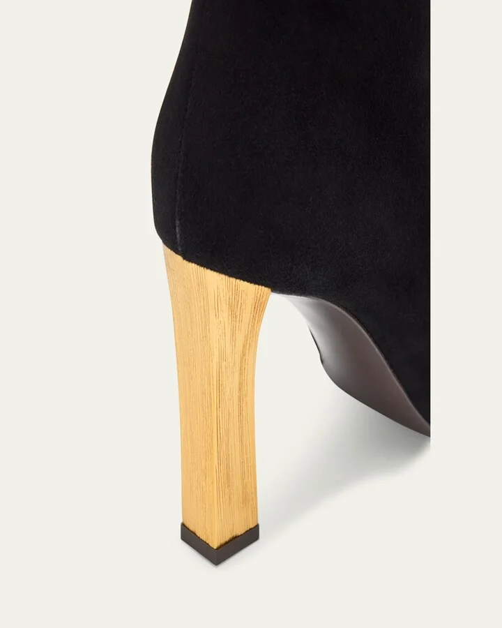Kanda Suede Booties - Image 2