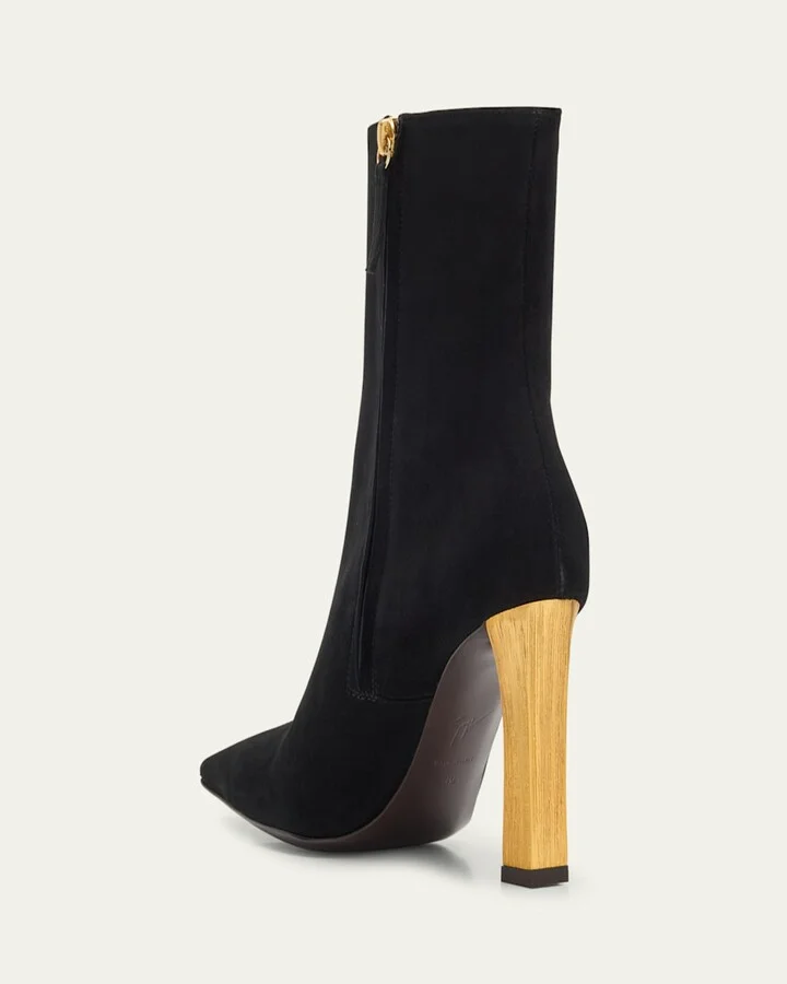 Kanda Suede Booties - Image 5