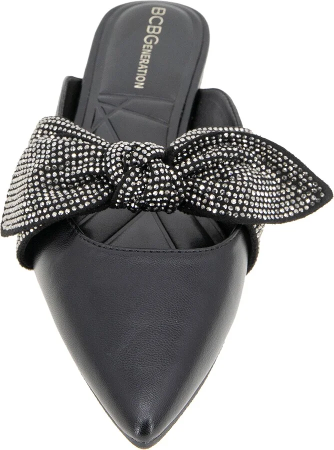 Kandy Rhinestone Bow Mule - Image 3