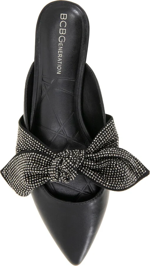 Kandy Rhinestone Bow Mule - Image 6