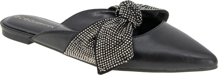 Kandy Rhinestone Bow Mule