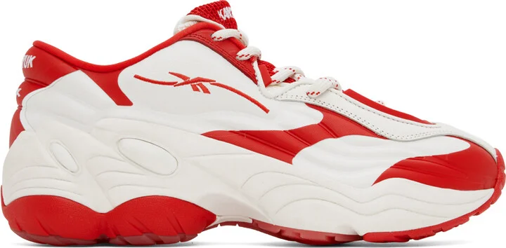 KANGHYUK White & Red Reebok Classics Edition DMX Run 6 Modern Sneakers
