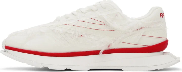 KANGHYUK White Reebok Edition Classic Leather LTD Sneakers - Image 3
