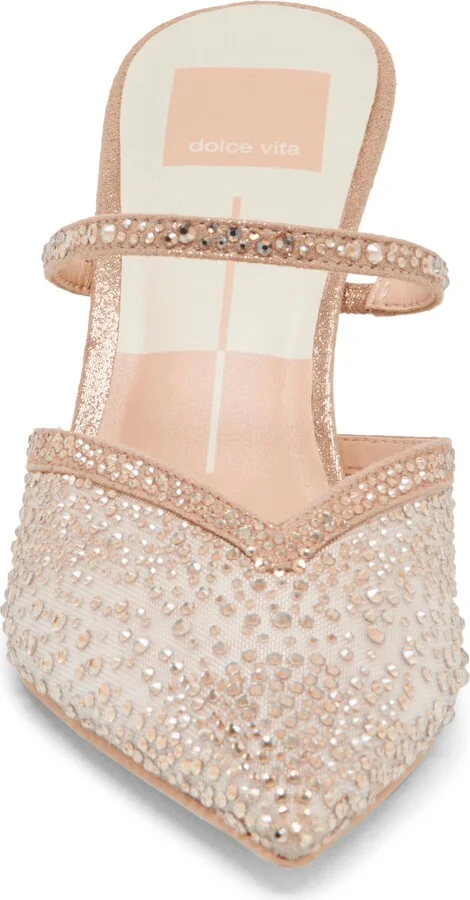 Kanika Crystal Pointed Toe Mule - Image 4
