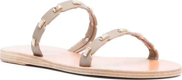 Kara leather slides - Image 2