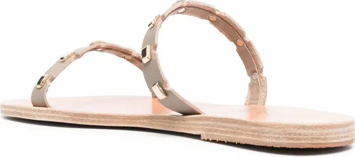 Kara leather slides - Image 3