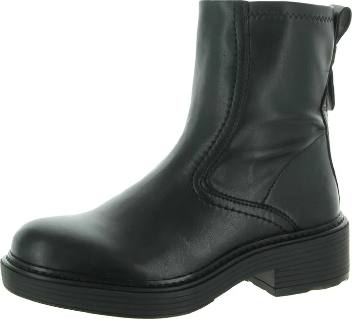 Karbon Womens Round Toe Pull On Ankle Boots