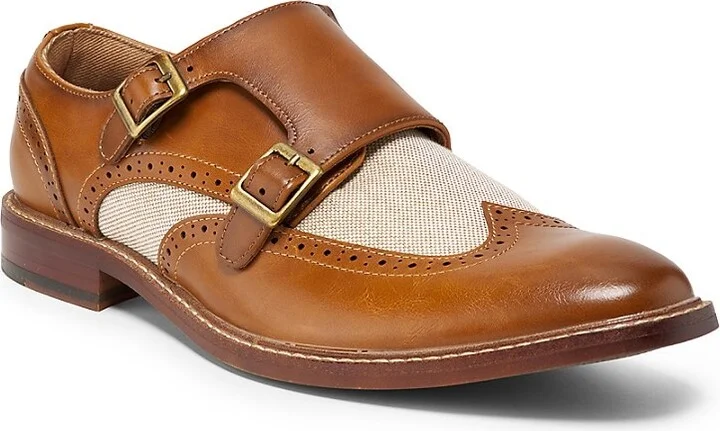 Karell Brogue Monk Strap Shoes - Image 2