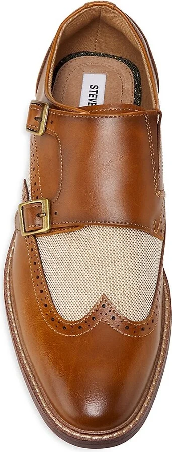 Karell Brogue Monk Strap Shoes - Image 5