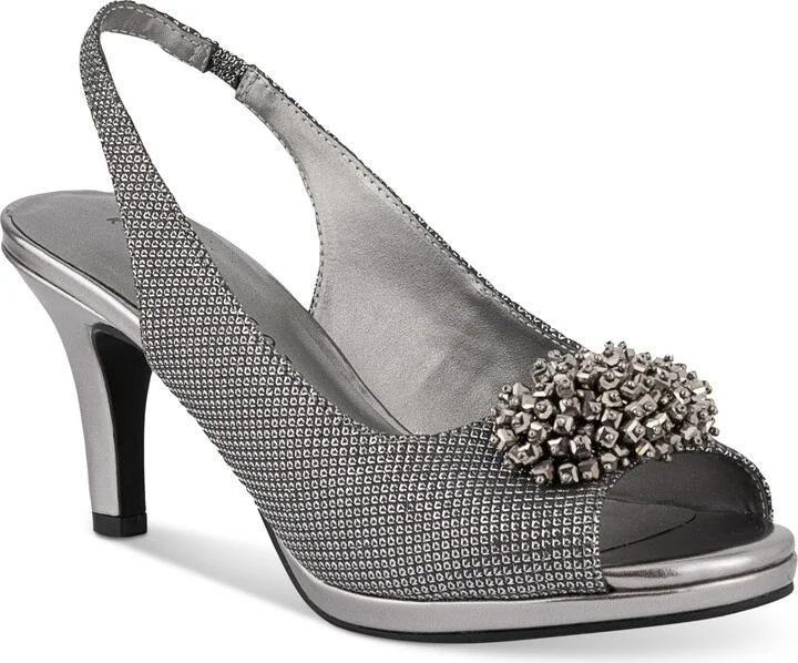 Karen Scott Breena Slingback Peep-Toe Pumps, Created for Macy's
