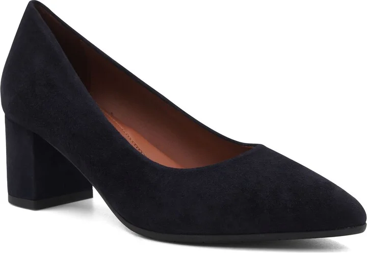 Navy Suede