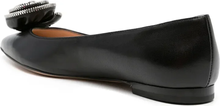 Karina 05 leather ballerina shoes - Image 3