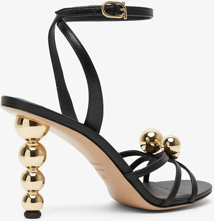 Karina 95 black sandals - Image 3